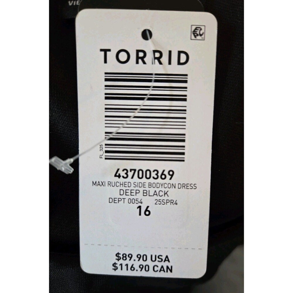Torrid Studio Elegant Knit Ruched Formal/dressy Maxi Dress In Black, Size 16 - Picture 9 of 16